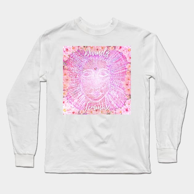 Divinely Feminine Long Sleeve T-Shirt by WWW.ASCENSIONART.CO.UK